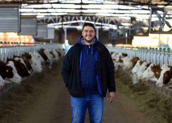 'Beyaz yakasını' çıkartıp süt üretimine başladı