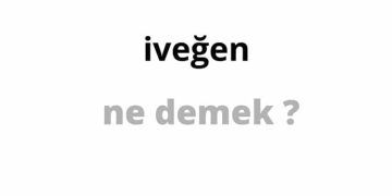 iveğen Nedir?