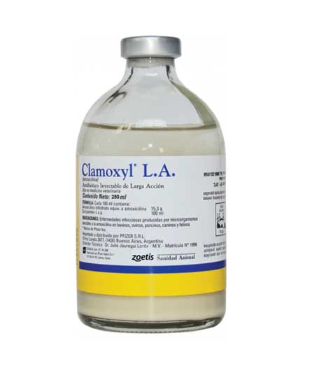 Clamoxyl LA - Antibiyotikler - VetRehberi