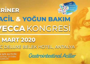 4. Veteriner Tıp Acil ve Yoğun Bakım Kongresi 19-22 Mart 2020