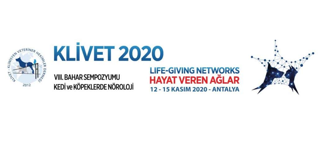 Klivet 2020 Uluslararası 8. Bahar Sempozyumu Kedi ve Köpeklerde Nöroloji 12-15 Kasım 2020