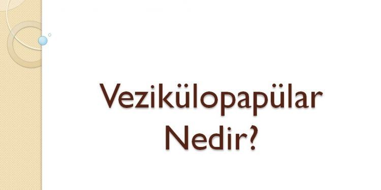 Vezikülopapülar Nedir?