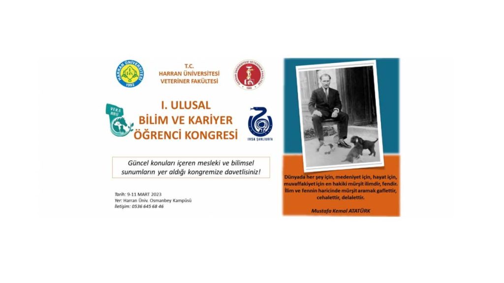 1. Ulusal Bilim ve Kariyer Öğrenci Kongresi 9-11 Mart 2023