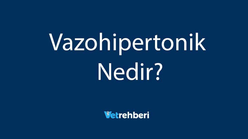 Vazohipertonik Nedir?