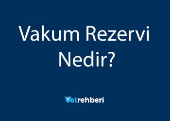 Vakum Rezervi Nedir?