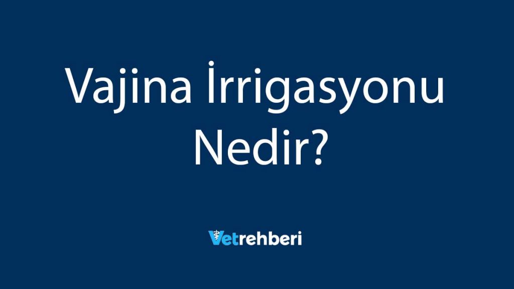 Vajina İrrigasyonu Nedir?